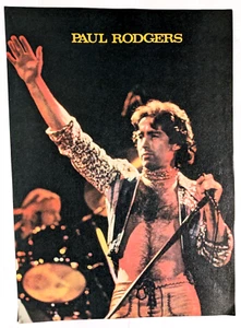 BAD COMPANY / PIPER / PAUL RODGERS LIVE MAGAZINE FULL PAGE PINUP POSTER CLIPPING - Picture 1 of 4