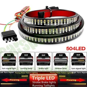 60 inch Triple LED Tailgate Light Bar DRL Strip For F-150 F-250 Super Duty F-350 - Picture 1 of 12