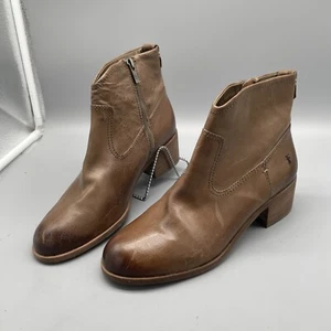 Frye Women’s Sz. 9m Claire Ankle Boot -brown Taupe 910225 Read Descrp - Picture 1 of 24