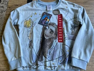 Disney Wish Asha Blue Sweatshirt Youth Long Sleeve Pullover Girls Sz M (8) NWT - Picture 1 of 5