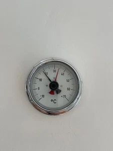 Messing Thermostat Marine mit Schleppzeiger...Made in Germany von d.Bundesmarine - Bild 1 von 3