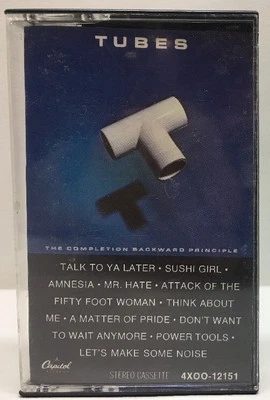 Tubes The Completion Backwards Principal 1981 Cassette Tape 4XOO-12151 - Imagem 1 de 3