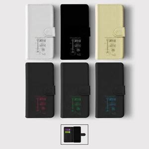 CASE FOR IPHONE 16 16E 15 14 12 SE PRO WALLET FLIP PHONE COVER ELECTRIC GUITAR - Picture 1 of 8