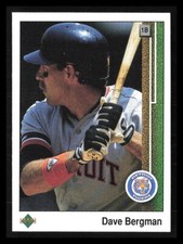 Dave Bergman 1989 Upper Deck #266  Detroit Tigers