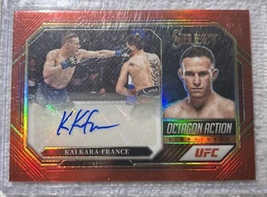 2023 Select UFC Kia Kara France Auto Red /99 Octagon Signatures 🔥 🔥 - Picture 1 of 2