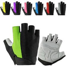 Cycling Half Finger Short Gloves Padded Breathable MTB Bike Gloves