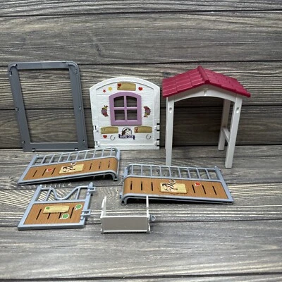 Juego de extensión de puesto de caballos Schleich 2016 Horse Club pieza de repuesto Foto 1 de 4