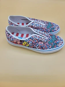 VANS x Dov'è Waldo? Land of Waldos Edition taglia 9,5 uomo no nuovo senza lacci - Foto 1 di 8