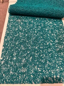 Chilewich Lace 4 Placemats Teal Turquoise Rare 13"x18" Rectangular VTG MCM NWT - Picture 1 of 6