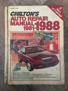 Chilton's Auto Repair Manual 1981-1988 (American Cars) - Picture 1 of 4