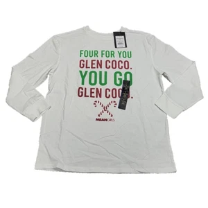 Art Class Girls Oversized Mean Girls Graphic Tee Shirt Large Size 10/12 White - Picture 1 of 9