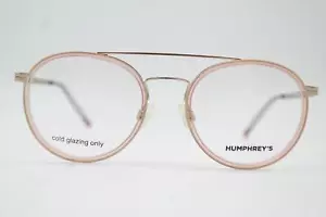 Brille HUMPHREYS 581064 Gold Pink Oval Brillengestell eyeglasses Neu - Bild 1 von 6