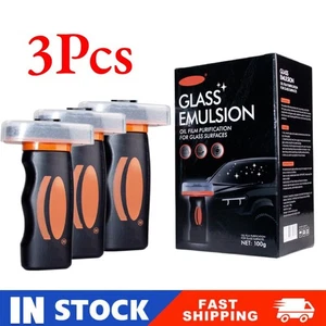 3xCar Oil Film Cleaner,Glass Guard,Autom otive Oil Film Cleaning Brush - Picture 1 of 11