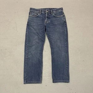 Jeans Buck Mason uomo 32x34 Ford Standard doppia immersione denim vestibilità dritta 14 oz - Foto 1 di 17