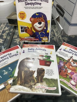 3 Different Baby genius New & SEALED DVD & CD 1 Opened Total 4.  B-20 - Image 1 of 4
