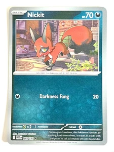 Nickit 089/132 Reverse Holo Common Mega Evolution - Pokemon TCG - Near Mint NM - Picture 1 of 4