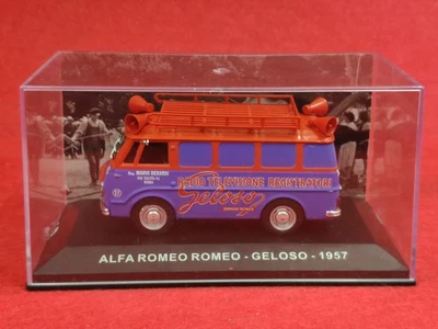 FURGONCINO PUBBLICITARIO 1:43 ALFA ROMEO ROMEO GELOSO RADIO REGISTRATORI 1957 - Immagine 1 di 4