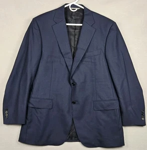 Canali Travel Water Resistant Blazer Mens 42R Navy Wool Italy Made Sport Coat - Bild 1 von 15