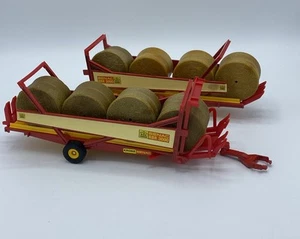 2 Britains Benac RBR 3000 Hay Baler Carrier Model - Picture 1 of 10