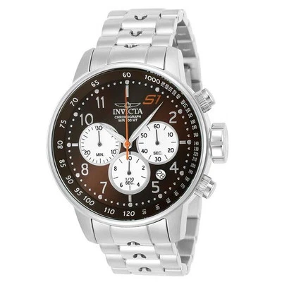 Reloj para hombre Invicta 23081 S1 Rally cronógrafo acero inoxidable esfera marrón Foto 1 de 3