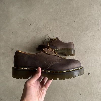 Dr. Martens 1461 Bex Leather Oxford Crazy Horse Men's 8 Wmn's 9 Brand New - Image 1 of 4