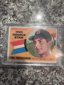 1960 Topps Sport Magazine Carl Yastrzemski Rookie Star Boston Red Sox ¡Salón de la fama! - Imagen 1 de 11