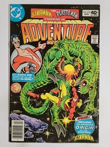 Adventure Comics #470 DC 1980 EN MUY BUEN ESTADO/F 5,0 Starman & Plastic Man apariencia bronce - Imagen 1 de 3