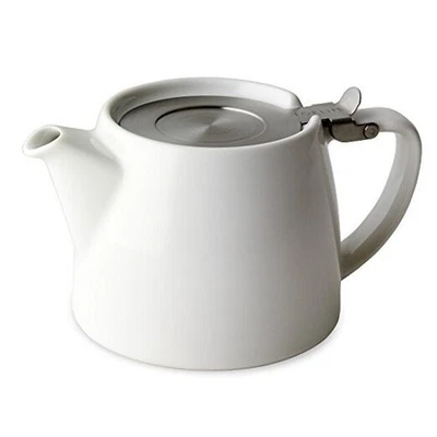  Stump Teapot with SLS Lid and Infuser, 18-Ounce White - Image 1 of 4