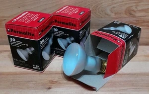 3CT[1PK]: PERMALITE 30watt FROSTED REFLECTOR FLOODLIGHT MEDIUM Base R20 like ge  - Picture 1 of 1