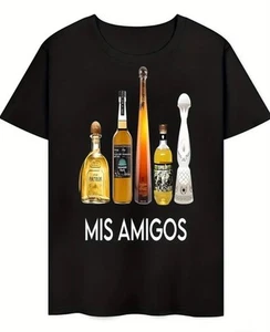 T-Shirt Mis Amigos Tequila lustig Cinco de Mayo Mexican Party XL Herren Lowrider - Bild 1 von 3