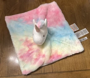Coperta di sicurezza UGG Lovey Unicorno asilo bambino peluche cravatta tinta arcobaleno morbida comoda - Foto 1 di 10