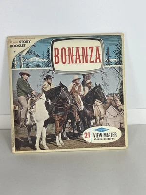 View-Master "Infamous" Bonanza 3 Reel Packet & Booklet EUC  - Image 1 of 3