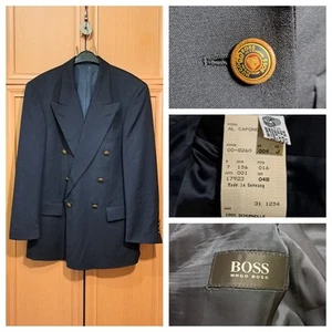 Vintage Hugo Boss Blazer "Al Capone" Made in Germany | Double Breasted | Size 48 - Picture 1 of 23