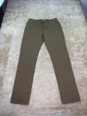 DL1961 Pants Mens 32x32 Olive Drab Duke Tailored Chino Smart Casual B472 - Image 1 of 4