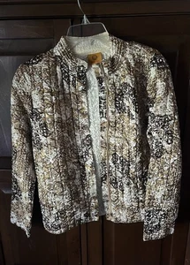 Ruby Rd Lightweight Jacket. Lovely Muted Fall Colors Size M - Picture 1 of 11