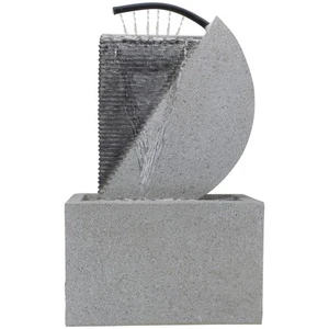 Northlight 20" Gris Estilo Moderno Lluvia Exterior Fuente de Agua - Imagen 1 de 6