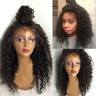 Brazilian Virgin Human Hair Lace Front Wig Long Curly Full Lace Wigs Baby Hair