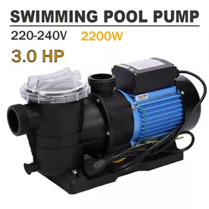 For BLACK+DECKER 3.0 HP Single Speed Pump for In/Aboveground Pools (220v-240v) - Picture 1 of 12
