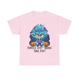 Halloween Short Sleeve Tee | Ghouls Just Wanna Have Fun | Funny Horror Shirt - Picture 1 of 29