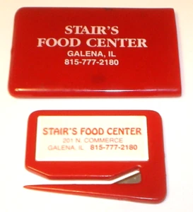 Vintage Stair's Food Center Galena, Illinois Box Cutter / Öffner mit Koffer - Bild 1 von 5