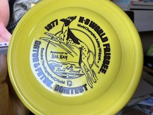 Wham-o Frisbee Fastback FB 16 Ashley Whippet k-9 canine pawdographed Rose Bowl - Picture 1 of 8