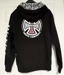 Dickies Hoodie Mens Extra Small Black Independent Trucking Co Skater Grunge Punk - Picture 1 of 9