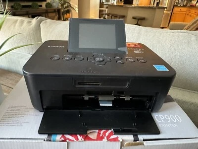 Canon Selphy cp900 WiFi printer With Photo Paper, Ink And Photo Sleeves - Image 1 of 4