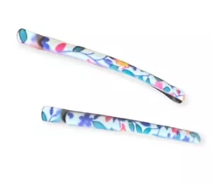 1980’s Floral Muli Colored Hair Pins, Bobby Pins, Made in France, Deadstock - Bild 1 von 4