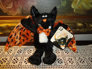Sears Canada Halloween Cedric Vampire Bat 9 Inch New W All Tags Nr 51984 - Picture 1 of 4