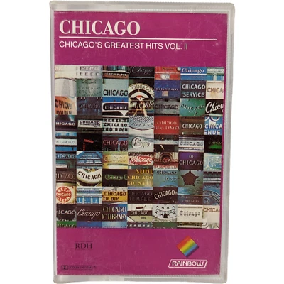 CHICAGO 'Chicago's Greatest Hits Vol.II' Cassette Tape Album 1981 AUST. PRESSING - Image 1 of 3