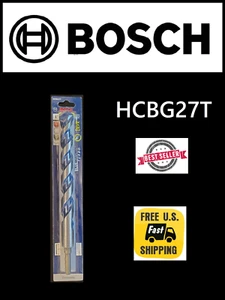 BRAND NEW BOSCH HCBG27T Masonry Drill Bit Round 1 in. x 12 in. FREE US SHIPPING - Foto 1 di 2