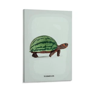 Animals Turmelon Canvas Poster Aesthetic Bedroom Decor Gift Decoration Framed - Picture 1 of 13