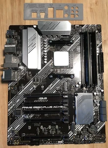 Combo CPU + carte mère + RAM : ASUS PRIME B550-PLUS AC-HES + Ryzen 5 1600 (AF) + 8 Go - Photo 1/18