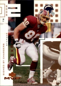 B4951- 2002 Upper Deck MVP FB #s 201-310 +Inserts -You Pick- 15+ FREE US SHIP - Picture 1 of 227